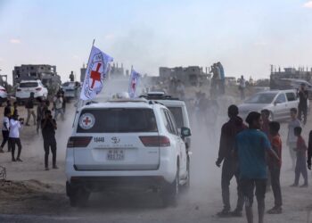 El Comité Internacional de la Cruz Roja recibe a los rehenes israelíes de Hamás en Gaza (archivo)Europa Press/Contacto/Rizek Abdeljawad