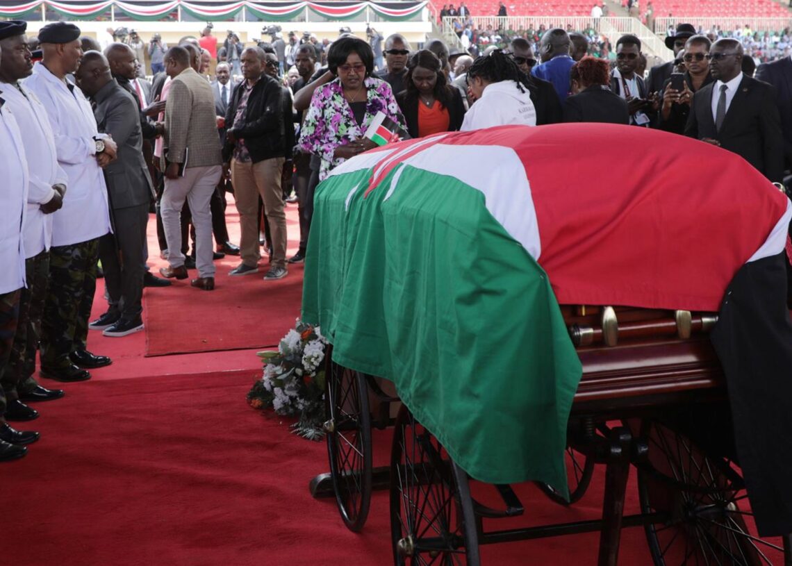 Imagen de archivo del funeral de Estado por el ex primer ministro keniano Raila OdingaEuropa Press/Contacto/Fred Mutune