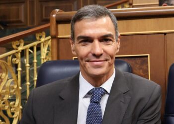 El presidente del Gobierno, Pedro Sánchez, durante una sesión de control al Gobierno, en el Congreso, a 15 de octubre de 2025, en Madrid (España). Sumar, Bildu y el BNG secundan la convocatoria de paros y huelga convocada en apoyo a Gaza con las ausenciasMarta Fernández - Europa Press