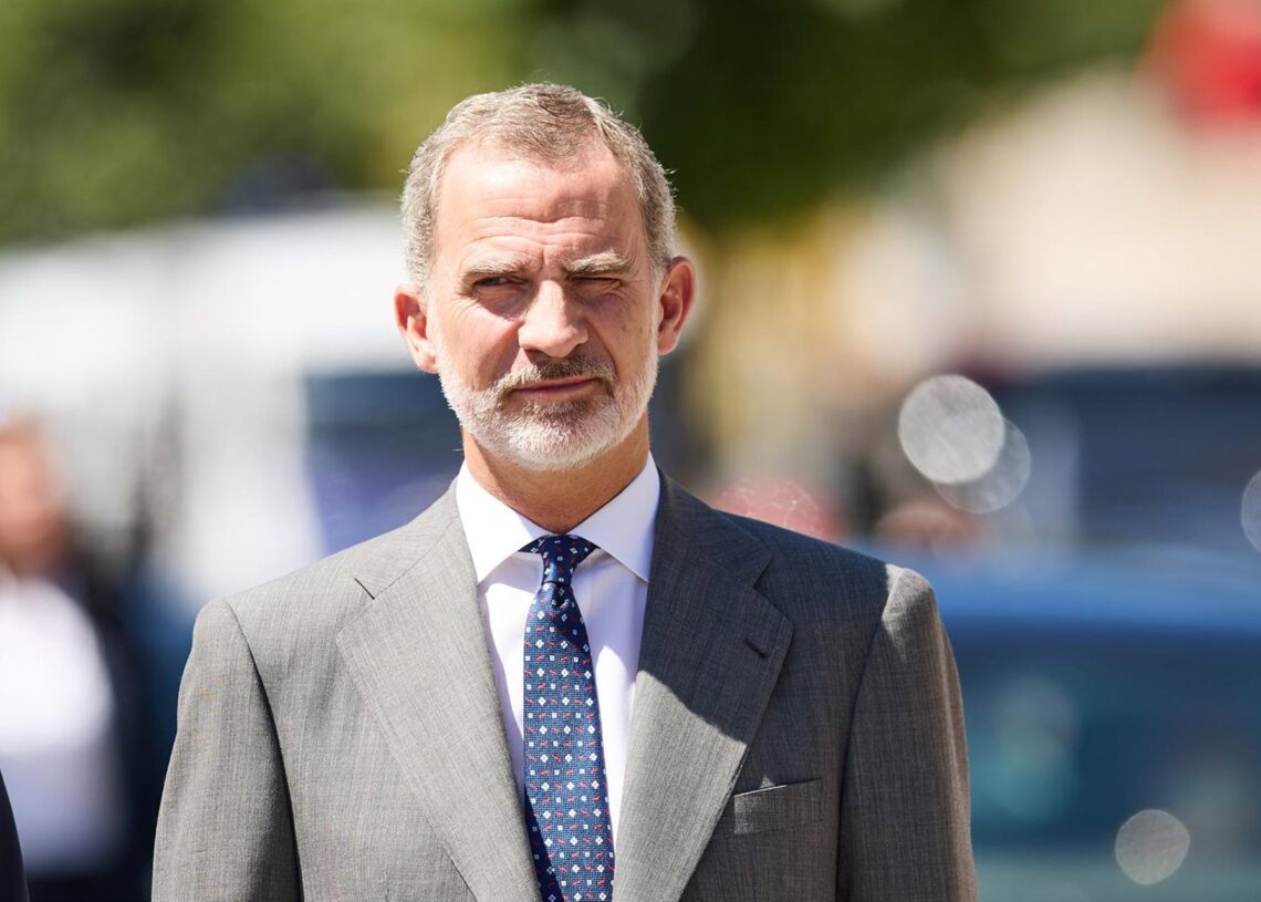 Archivo - El Rey Felipe VI, a su llegada al homenaje a Miguel Ángel Blanco, a 10 de julio de 2022, en Ermua, Vizcaya, Euskadi (España)Ion Alcoba - Europa Press - Archivo