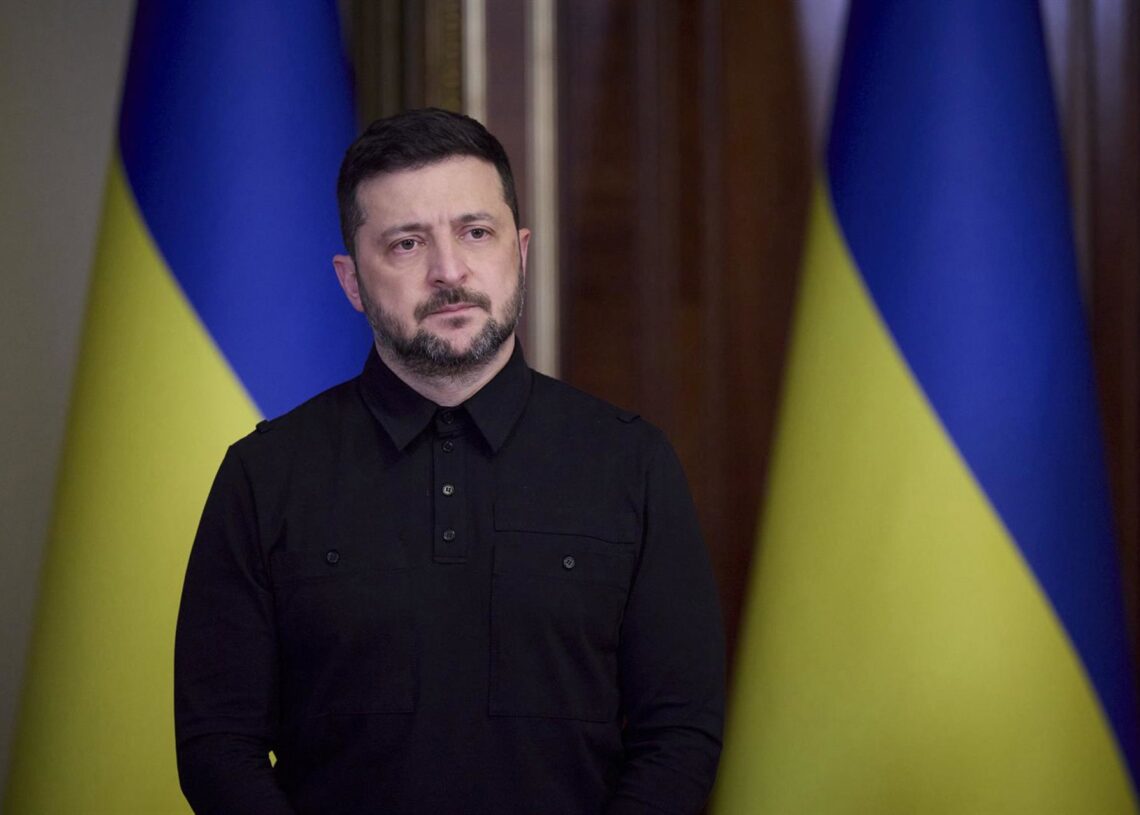 Volodimir Zelenski, presidente de Ucrania.Europa Press/Contacto/Ukraine Presidency/Ukrainian