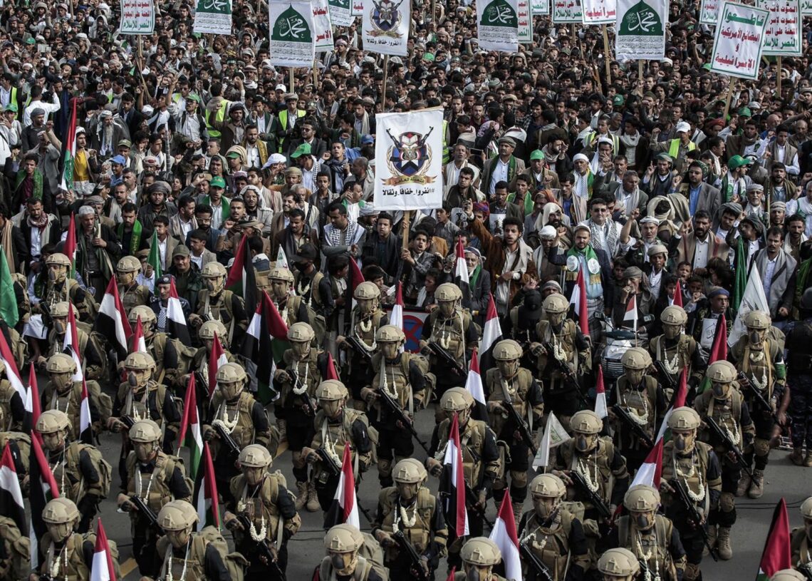 Archivo - Una protesta contra Israel en la capital de Yemen, SanáOsamah Yahya/dpa - Archivo