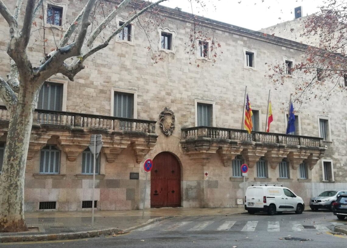 Archivo - El Palacio de Justicia, sede del Tribunal Superior de Justicia de Baleares (TSJIB) y la Audiencia Provincial, en la plaza Weyler de Palma.EUROPA PRESS - Archivo