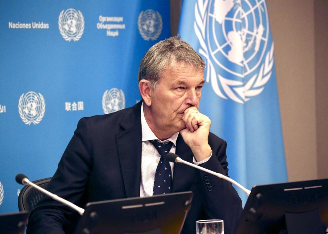 El comisionado general de la Agencia de Naciones Unidas para los Refugiados de Palestina en Oriente Próximo (UNRWA) , Philippe LazzariniEuropa Press/Contacto/Niyi Fote