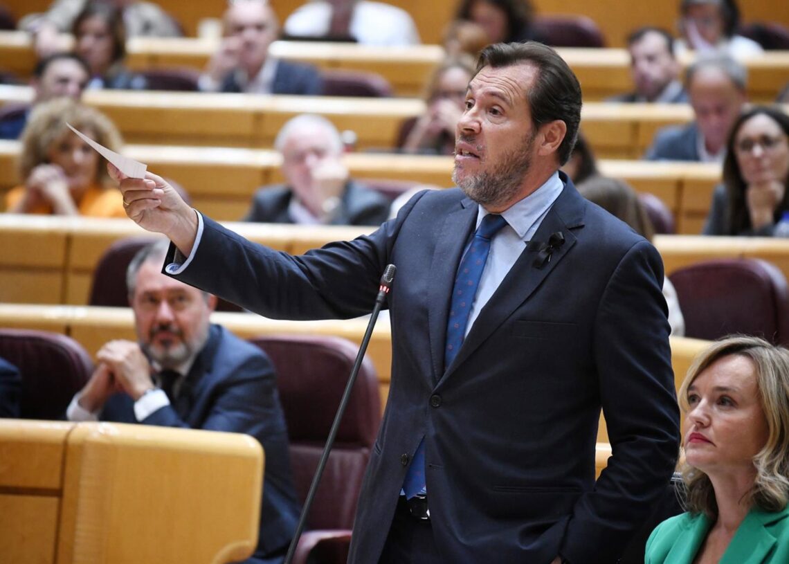 El ministro de Transportes y Movilidad Sostenible, Óscar Puente.Fernando Sánchez - Europa Press