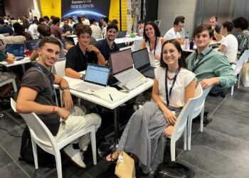 Equipo de la Universidad de Sevilla ganador del NASA Space Apps Challenge.UNIVERSIDAD DE SEVILLA