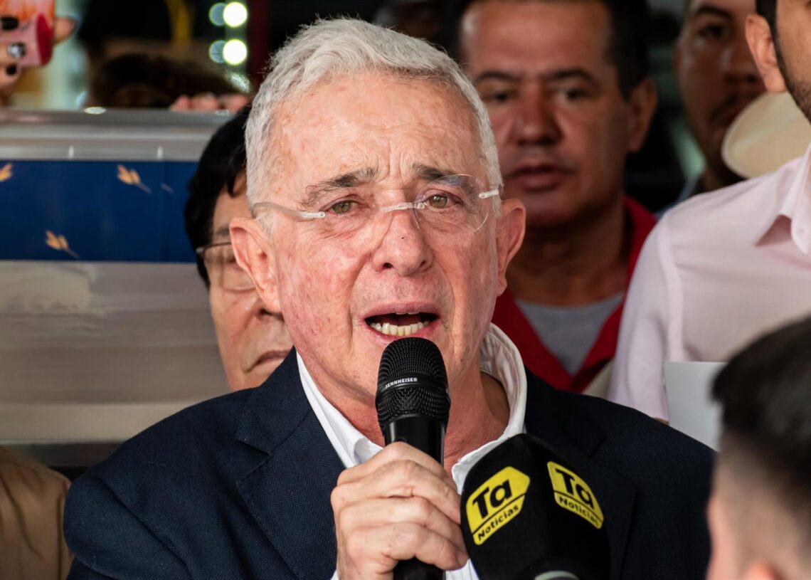 Archivo - Álvaro Uribe, expresidente de Colombia.Europa Press/Contacto/Juan J. Eraso - Archivo
