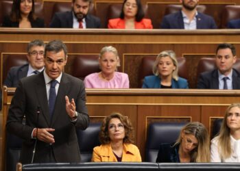 El presidente del Gobierno, Pedro Sánchez, durante una sesión de control al Gobierno, en el Congreso en una imagen de archivoMarta Fernández - Europa Press