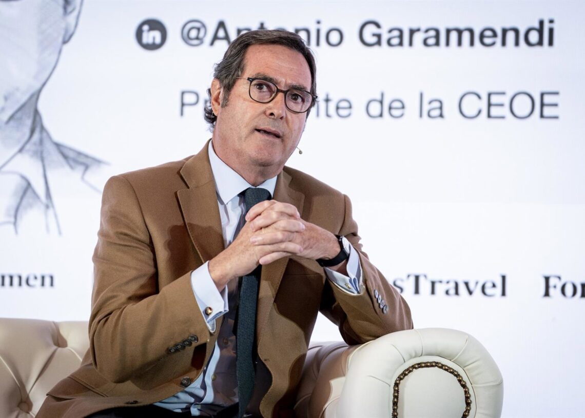 El presidente de la CEOE, Antonio GaramendiA. Pérez Meca - Europa Press