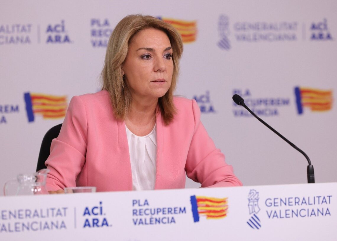 La vicepresidenta primera y consellera de Servicios Sociales, Igualdad y Vivienda y portavoz del Consell, Susana Camarero, en imagen de archivoGVA