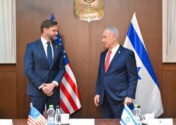 El vicepresidente de EEUU, JD Vance, junto al primer ministro de Israel, Benjamin Netanyahu.OFICINA DEL PRIMER MINISTRO DE ISRAEL