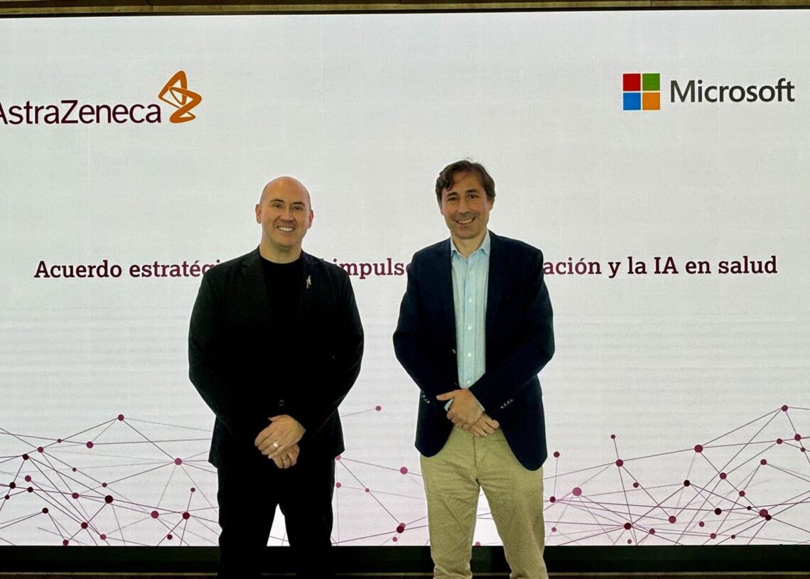 AstraZeneca y Microsoft firman una alianza para impulsar la innovación y la IA en saludASTRAZENECA Y MICROSOFT