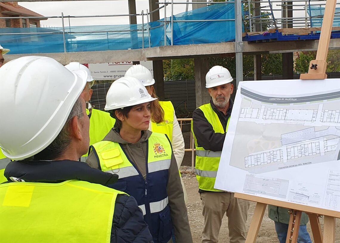 Isabel Rodríguez, durante su visita a Segovia.EUROPA PRESS