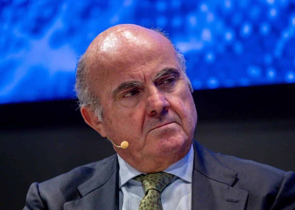 El vicepresidente del Banco Central Europea, Luis de Guindos, en una imagen de archivo.Ricardo Rubio - Europa Press