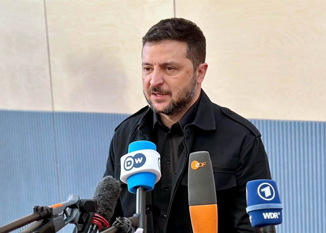 Volodimir Zelenski, presidente de UcraniaSteffen Trumpf/dpa