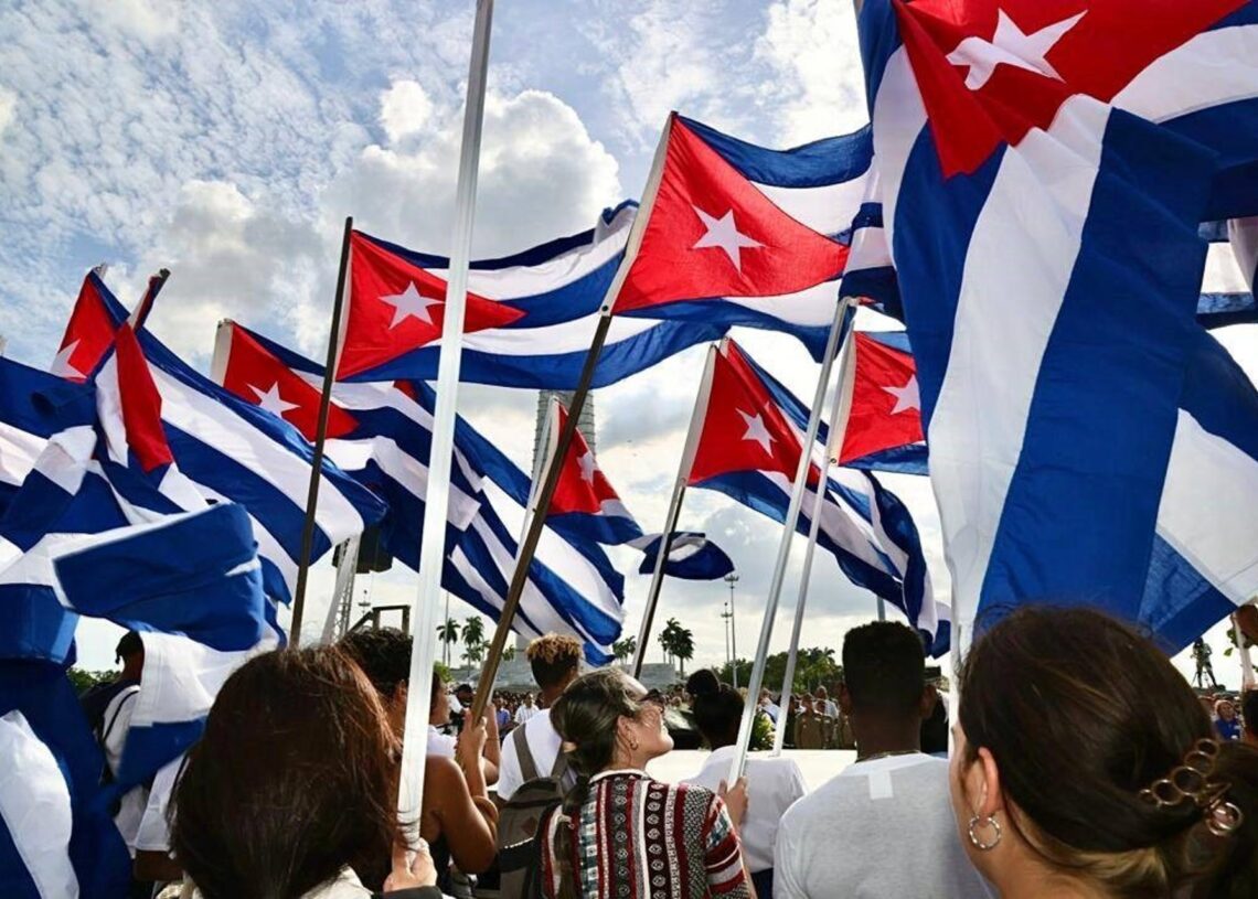 Archivo - Banderas de Cuba.PRESIDENCIA DE CUBA - Archivo
