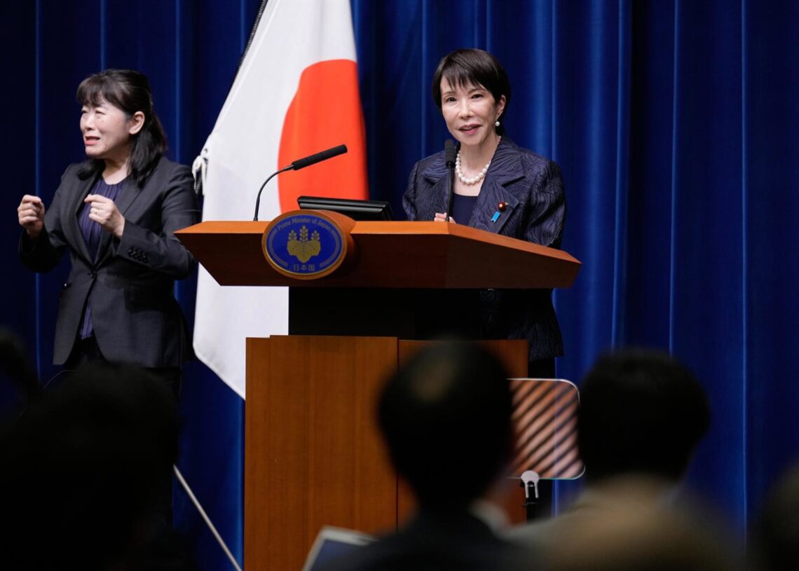 La primera ministra de Japón, Sanae TakaichiEuropa Press/Contacto/Eugene Hoshiko