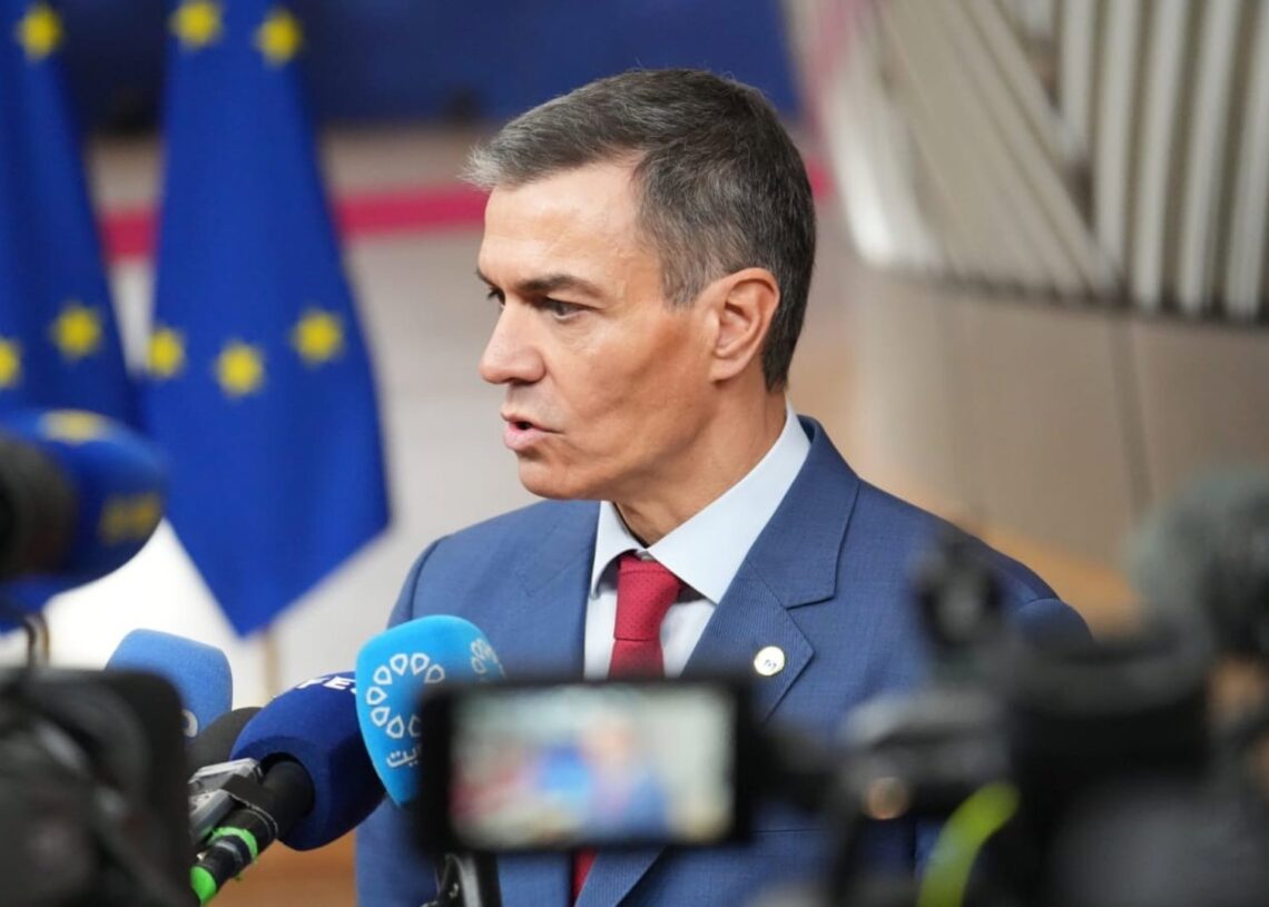 El presidente del Gobierno, Pedro Sánchez, a su llegada a la reunión del Consejo Europeo en Bruselas.ANA LÓPEZ GARCÍA / EUROPA PRESS