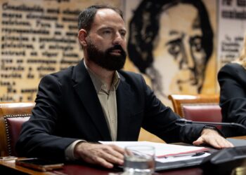 El exgerente del Partido Socialista Obrero Español (PSOE) y Presidente de ENUSA, Mariano Moreno Pavón, comparece ante la comisión sobre el caso Koldo, en el Senado, a 23 de octubre de 2025, en Madrid (España). Eduardo Parra - Europa Press