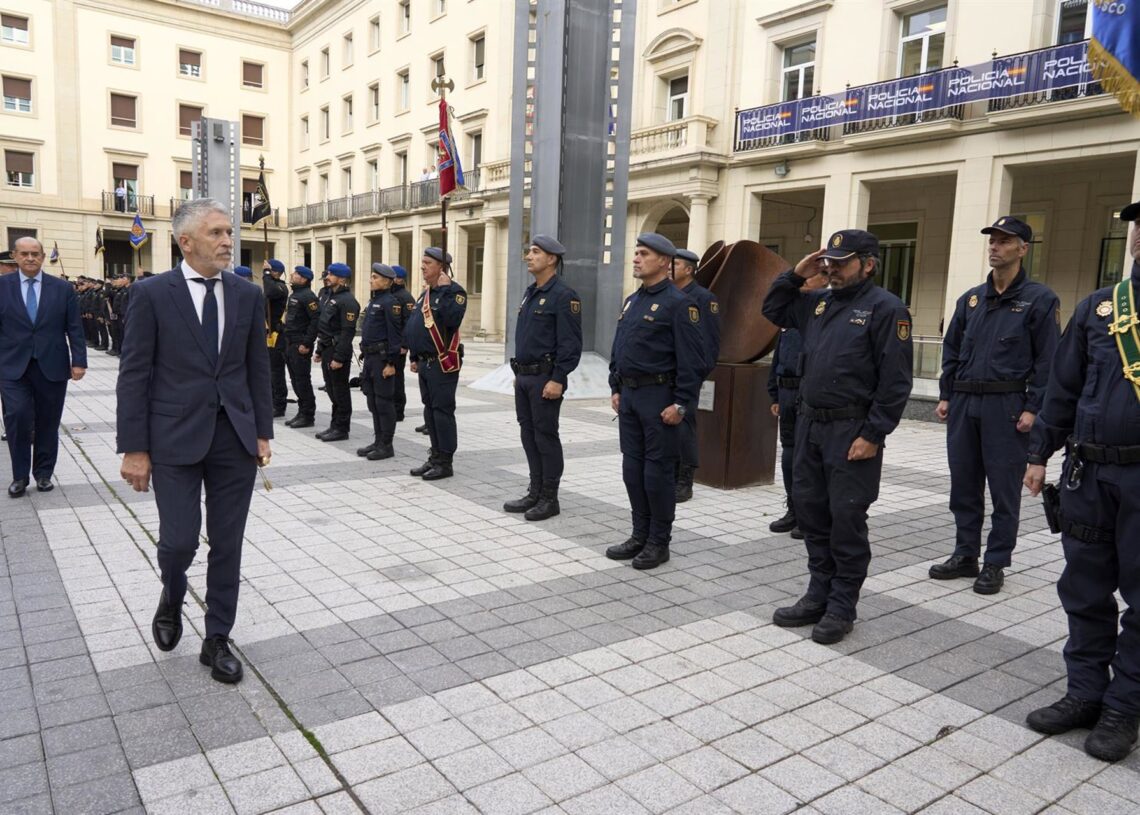 El ministro del Interior, Fernando Grande-Marlaska, en VitoriaCARLOS GONZÁLEZ-EUROPA PRESS