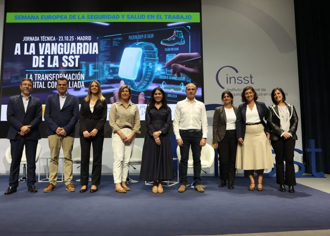 La jornada técnica 'A la vanguardia de la Seguridad y la Salud en el Trabajo, la transformación digital como aliada'.INSST
