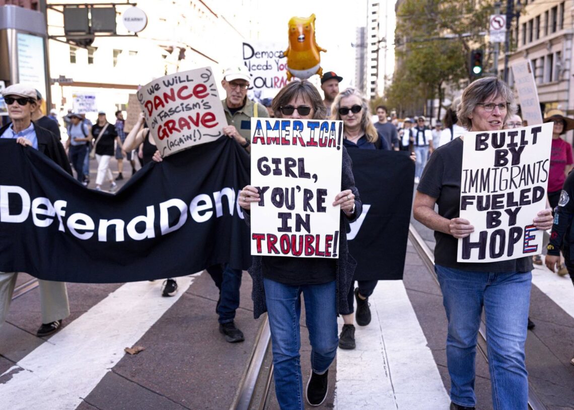 Una protesta en contra de las políticas del presidente Donald Trump en San FranciscoEuropa Press/Contacto/Brian Cahn