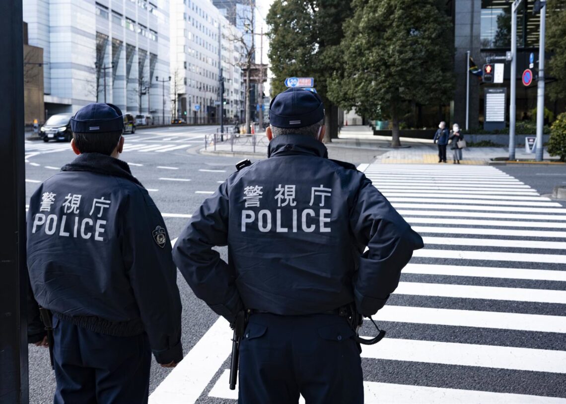 Archivo - Agentes de la Policía de Japón en la capital, Tokio (archivo)Europa Press/Contacto/Taidgh Barron - Archivo