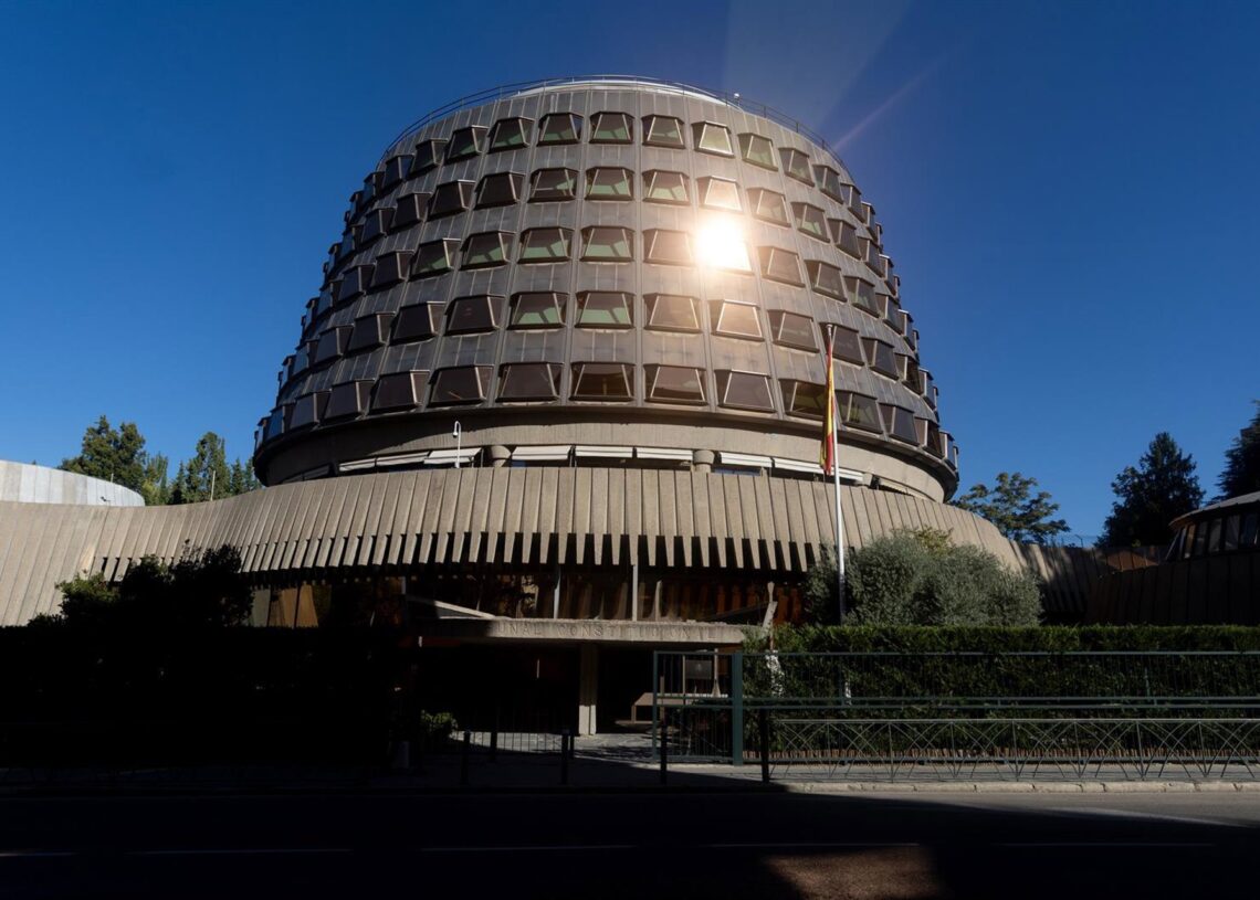 Fachada de la sede del Tribunal Constitucional de España, a 26 de septiembre de 2025, en Madrid (España).Eduardo Parra - Europa Press