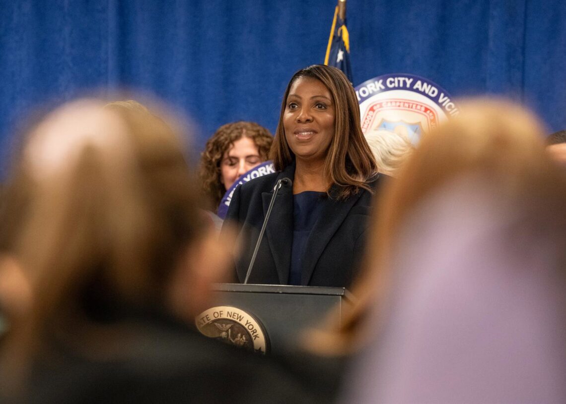 Letitia James, fiscal general de Nueva York Europa Press/Contacto/Lev Radin