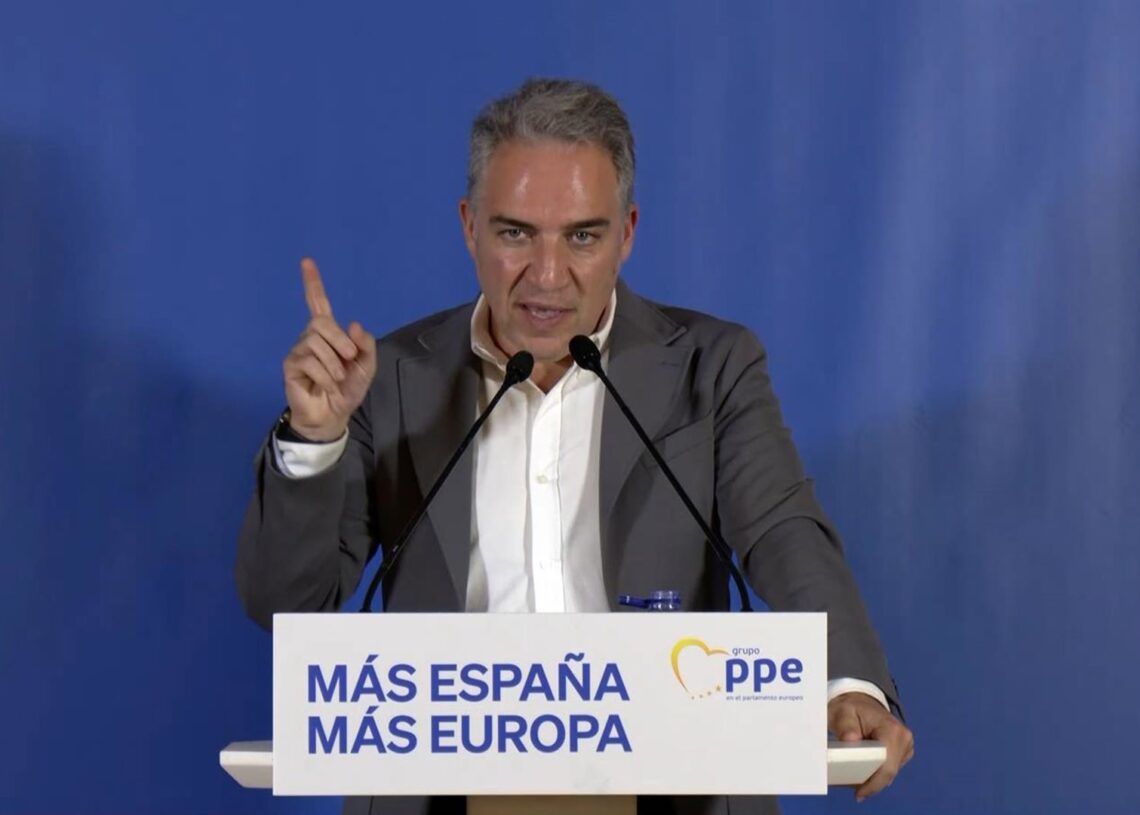 Archivo - El vicesecretario de Coordinación Autonómica, Local y Análisis Electoral del PP, Elías Bendodo, en una foto de archivo.EUROPA PRESS - Archivo