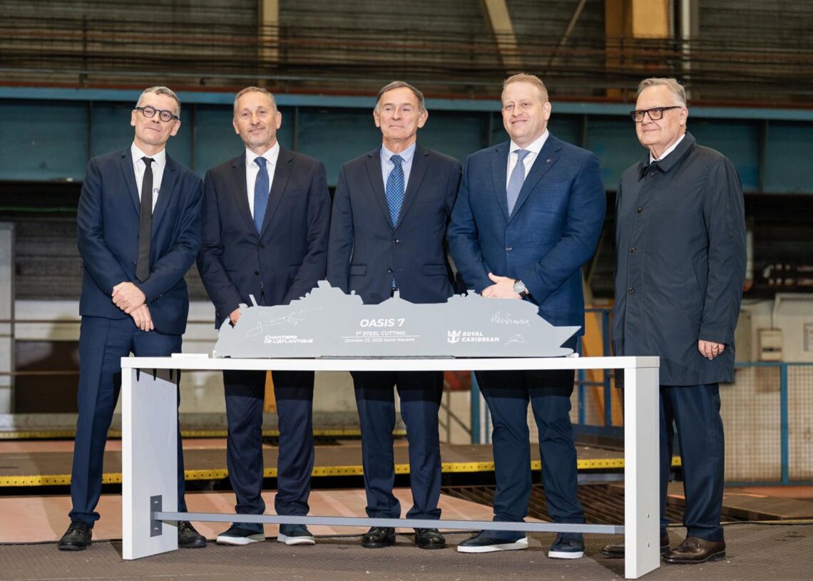 Royal Caribbean comienza la construcción del séptimo barco de la clase Oasis que debutará en 2028ROYAL CARIBBEAN
