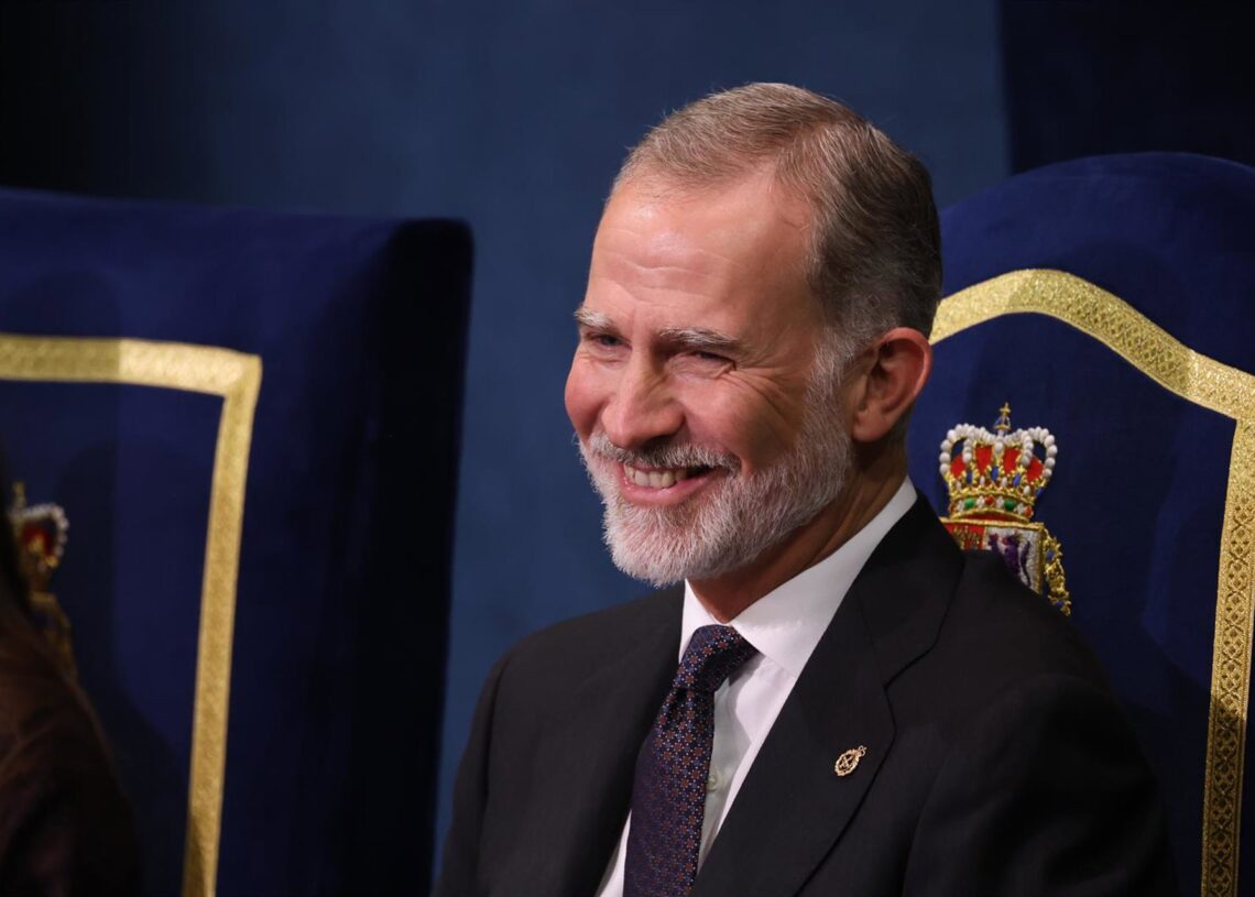 El Rey Felipe durante la ceremonia de los Premios Princesa de Asturias 2025 Raúl Terrel - Europa Press