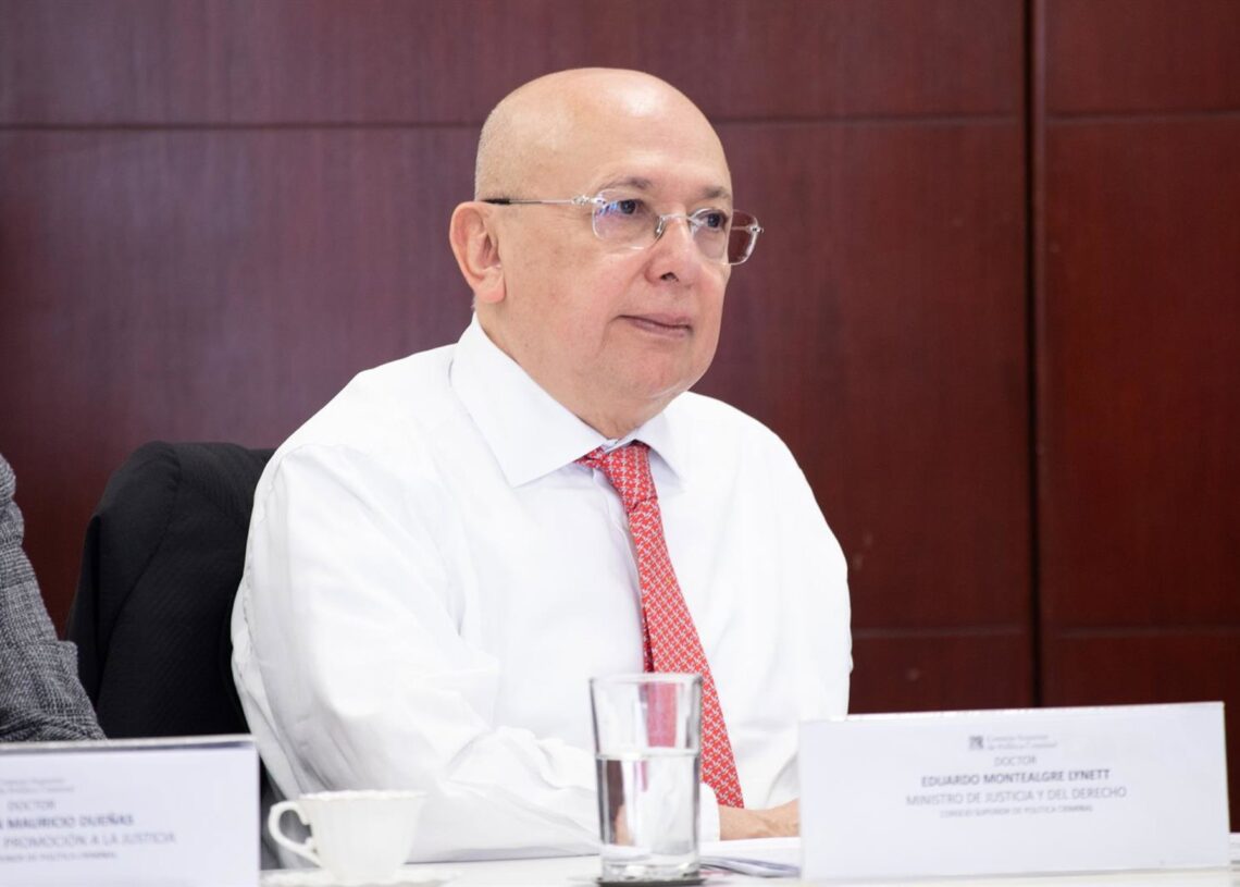 Imagen de archivo del ministro de Justicia, Eduardo MontealegreMINISTERIO DE JUSTICIA DE COLOMBIA EN X