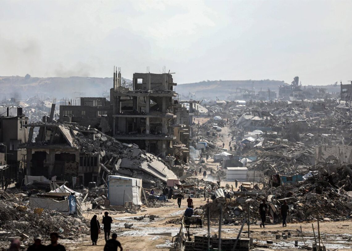 Imagen de archivo de Gaza bajo el alto el fuego Europa Press/Contacto/Rizek Abdeljawad