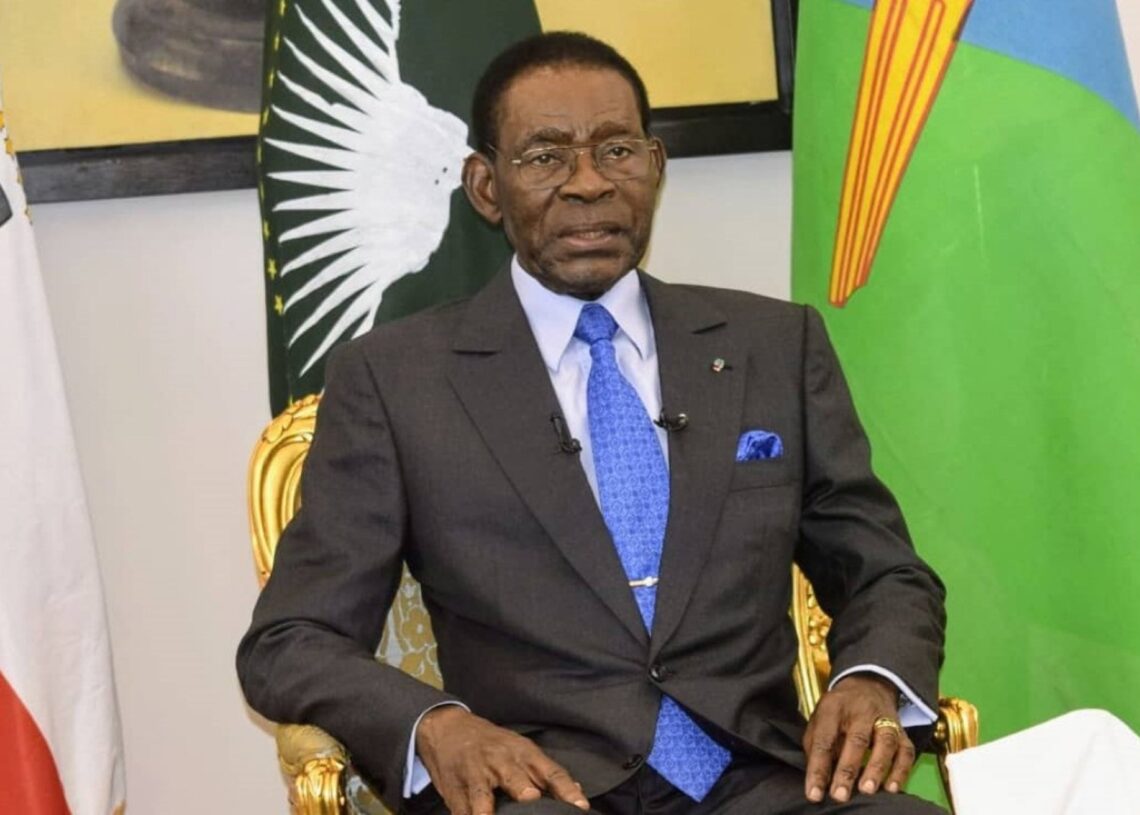 El pesidente de Guinea Ecuatorial, Teodoro Obiang Nguema MbasogoPRESIDENCIA DE GUINEA ECUATORIAL
