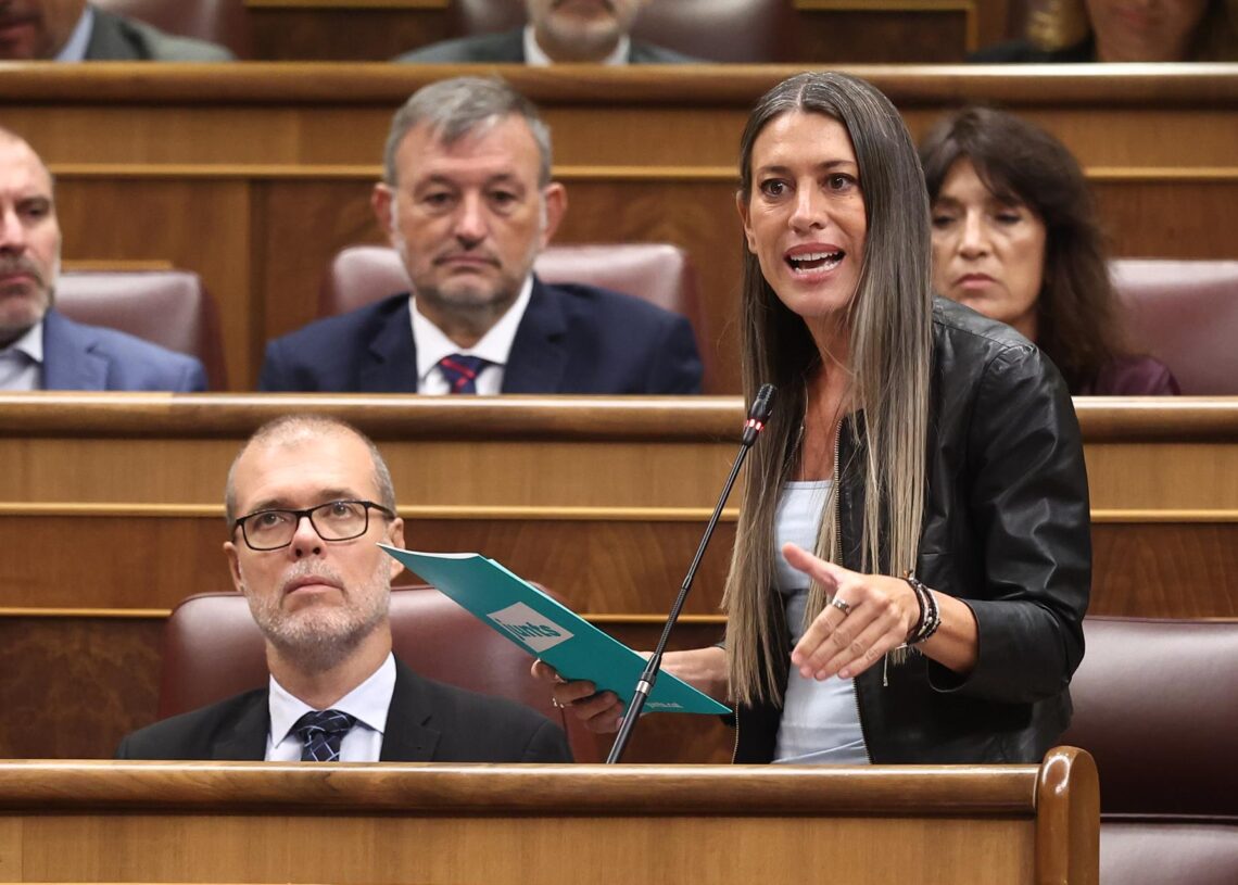 Archivo - La portavoz de Junts en el Congreso, Miriam Nogueras, interviene durante una sesión de control al Gobierno en el Congreso de los Diputados, a 17 de septiembre de 2025, en Madrid (España). Eduardo Parra - Europa Press - Archivo