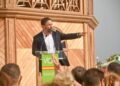 Archivo - El presidente de Vox, Santiago Abascal, interviene durante una concentración en Arrecife, Lanzarote (España), a 5 de diciembre de 2020. Enrique de Rada - Archivo