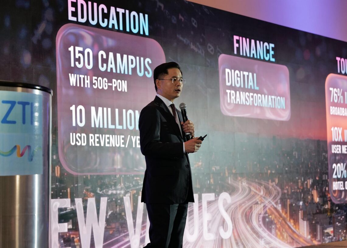 Xiao Ming, President of ZTE Overseas, delivered an opening speechZTE CORPORATION/PR NEWSWIRE
