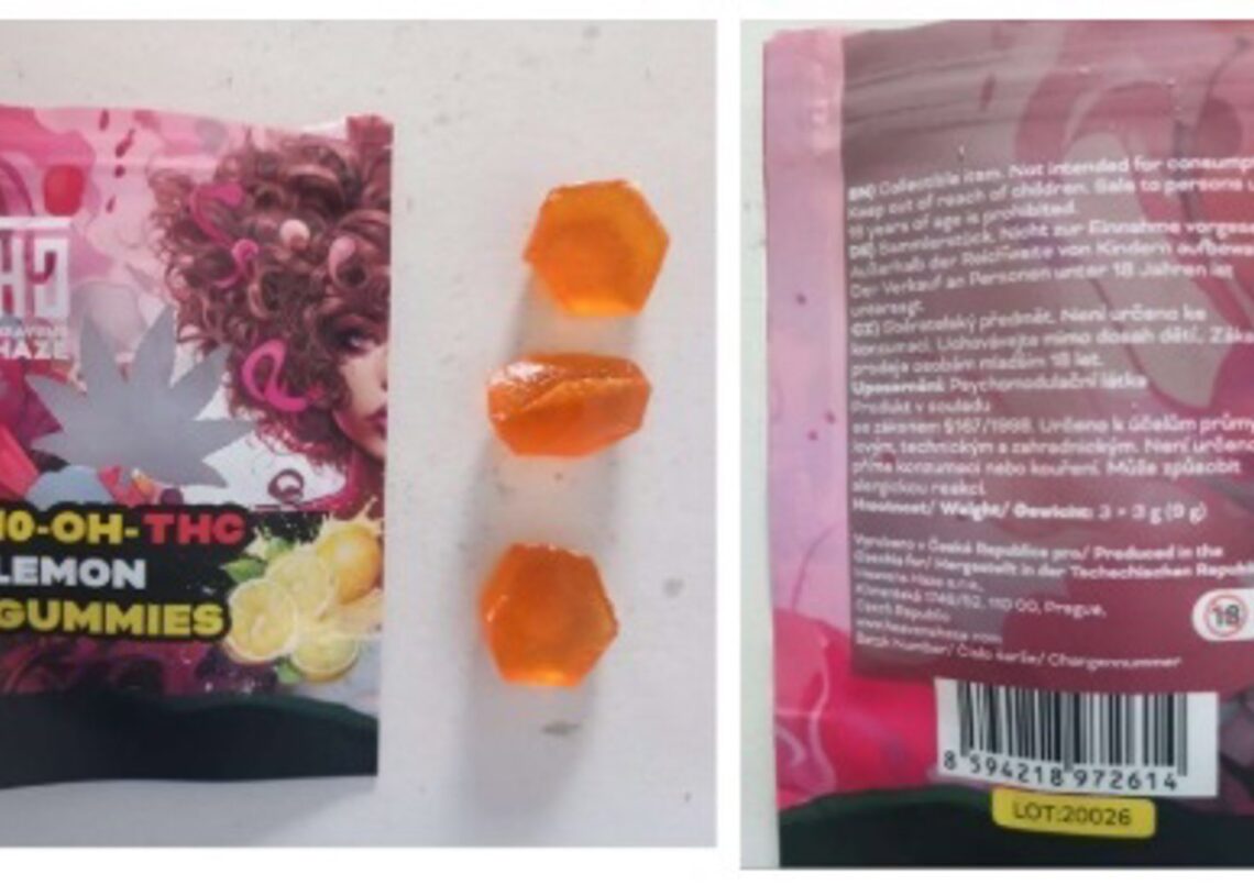 Alerta por la presencia de cannabinoides en dos productos de confitería procedentes de la República ChecaAEMPS