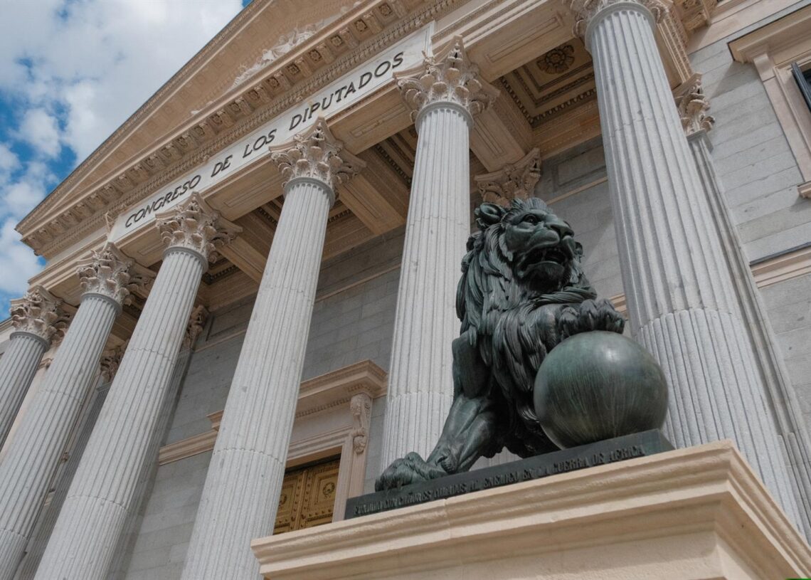 Archivo - Imagen de archivo de la fachada del Congreso de los Diputados.Marcos Villaoslada - Europa Press - Archivo