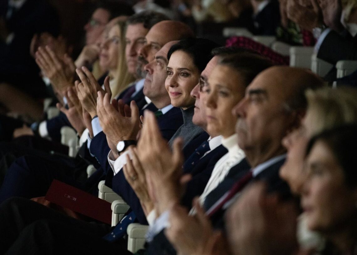 Asistentes durante la gala de los XXIV Premios Autónomo del Año, en el Auditorio Santander, a 27 de octubre de 2025, en Madrid (España). Fernando Sánchez - Europa Press