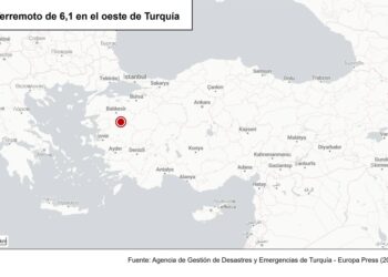 Registrado un terremoto de magnitud 6,1 en el oeste de TurquíaEUROPA PRESS