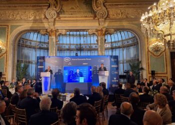 El vicesecretario de Economía y Desarrollo Sostenible del Partido Popular, Alberto Nadal, durante su intervención en 'New Economy Forum'.PP