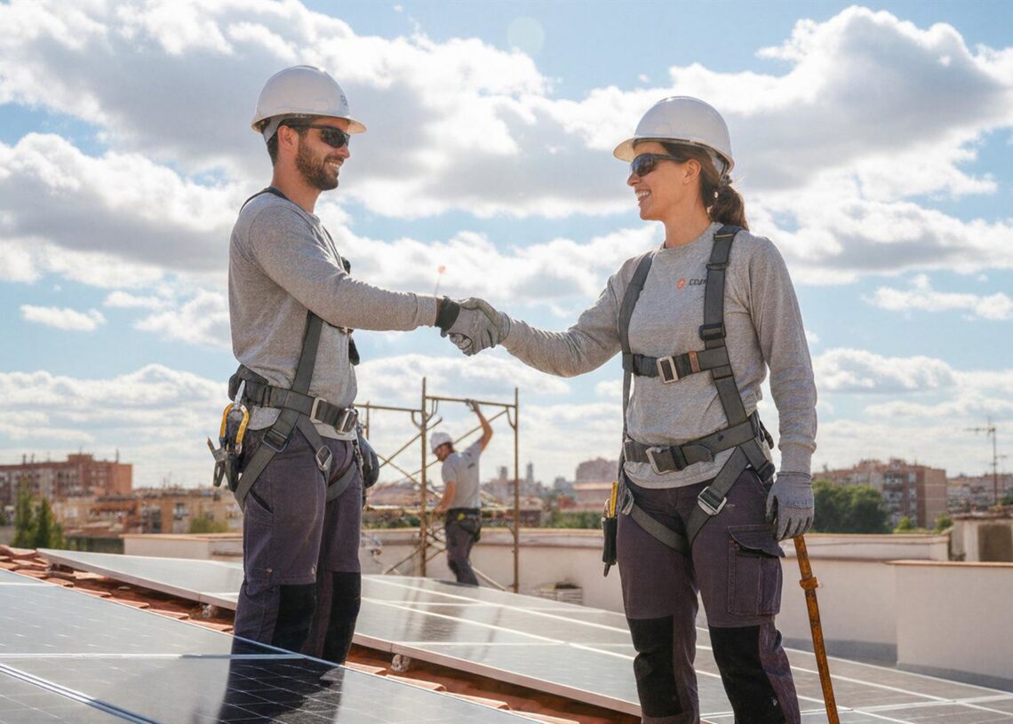 Dos personas trabajandoSOLFY