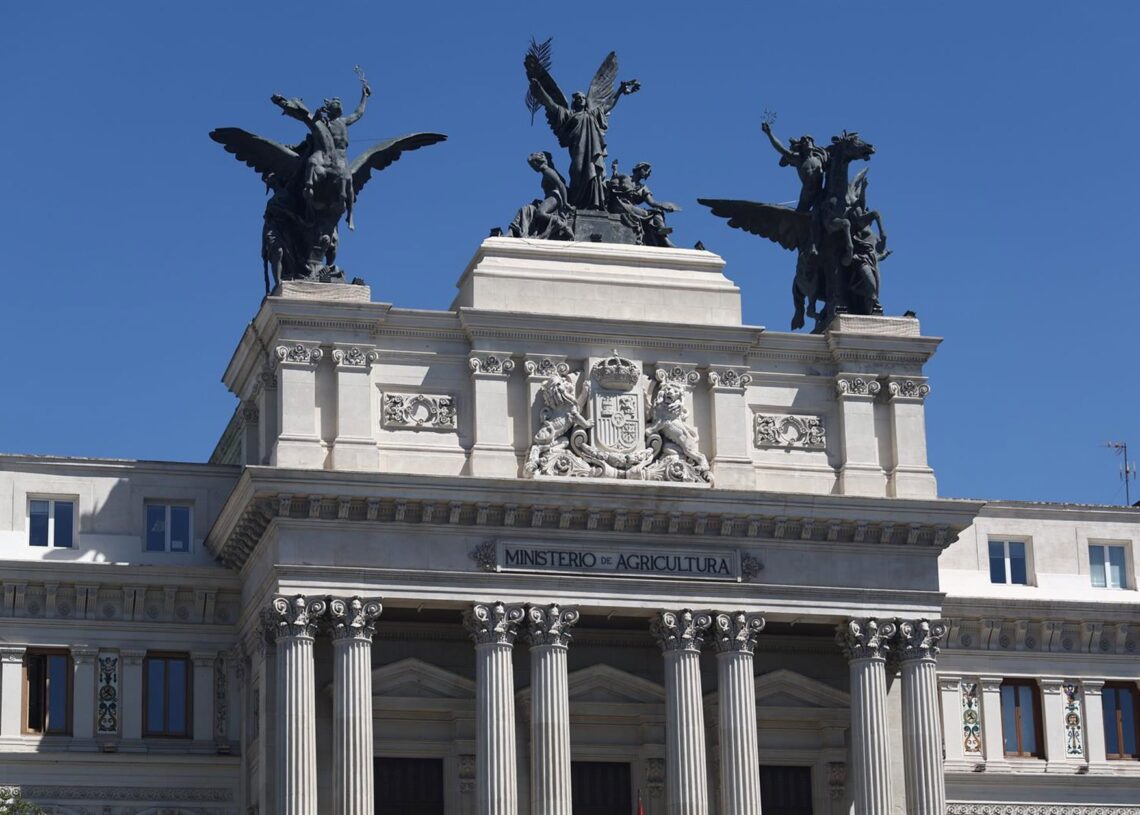 Archivo - Fachada del Ministerio de Agricultura, Pesca y Alimentación, a 1 de septiembre de 2022, en Madrid (España). Eduardo Parra - Europa Press - Archivo