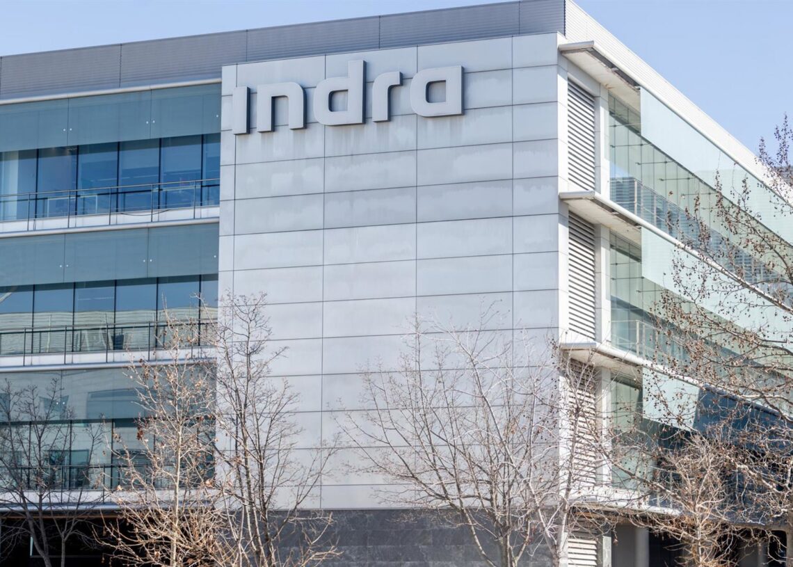 Archivo - Fachada de la sede de Indra, a 5 de febrero de 2025, en Madrid (España). Ricardo Rubio - Europa Press - Archivo
