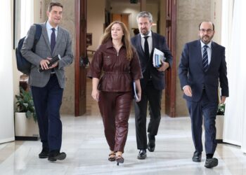 La portavoz del PP en el Congreso, Ester Muñoz, a su llegada a la Junta de Portavoces, en el Congreso, a 28 de octubre de 2025, en Madrid (España).Marta Fernández - Europa Press