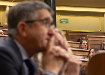 Archivo - La portavoz de Junts en el Congreso, Miriam Nogueras y el portavoz del Grupo Socialista, Patxi López.Eduardo Parra - Europa Press - Archivo