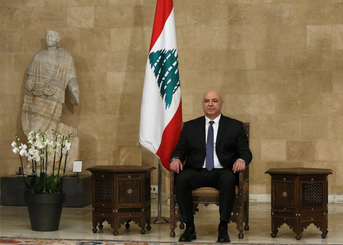 Archivo - El presidente de Líbano, Joseph Aoun, en el Palacio de Baabda (archivo)Marwan Naamani/ZUMA Press Wire/d / DPA - Archivo
