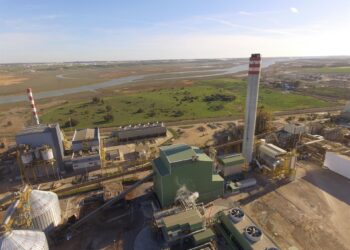 Archivo - Planta de ENCE en Huelva.DIPUTACIÓN DE HUELVA - Archivo